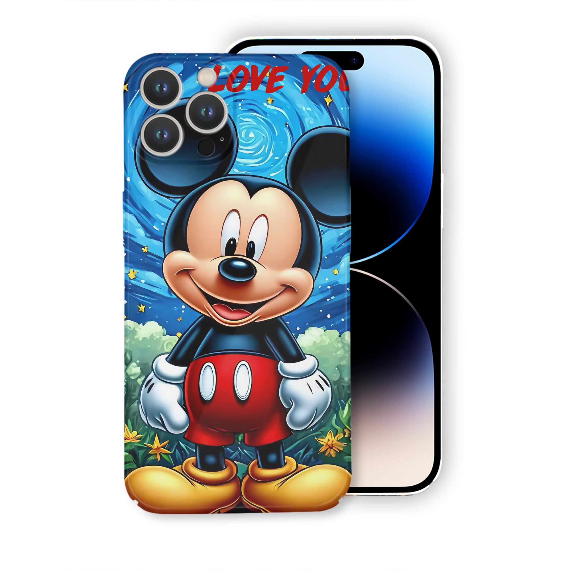 （画像用） ミッキーマウス Mickey Mouse 【iPhone 14シリーズ対応】ハードケース